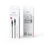 کابل یسیدو مدل DUAL TYPE-C CA156 60W طول 1 متر