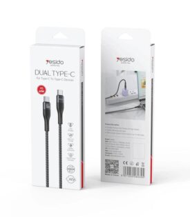 کابل یسیدو مدل DUAL TYPE-C CA156 60W طول 1 متر