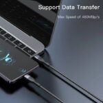 کابل یسیدو مدل DUAL TYPE-C CA156 60W طول 1 متر